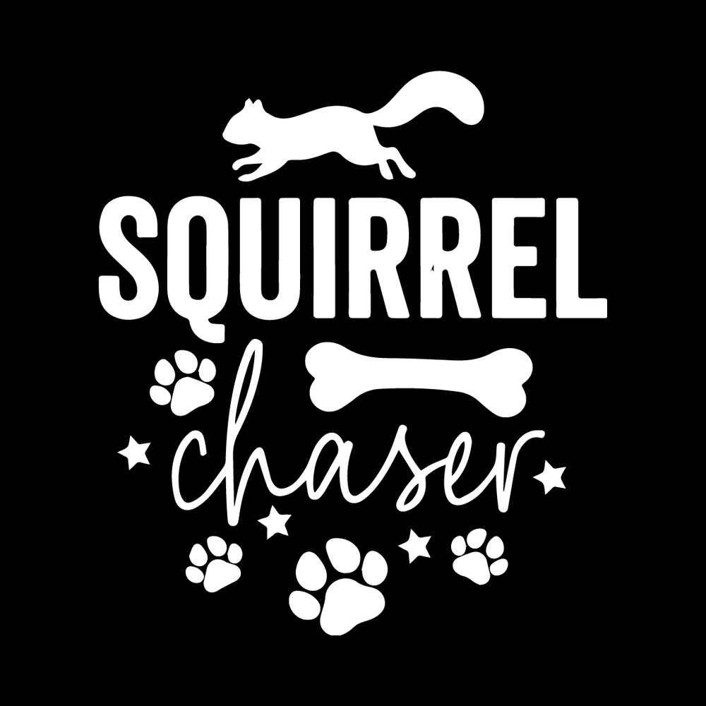 Squirrel Chaser Vinyl Decal Sticker
