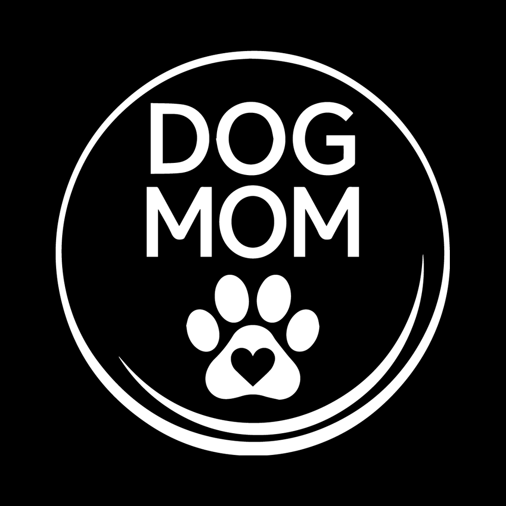 Dog Mom Badge Vinyl Decal Sticker