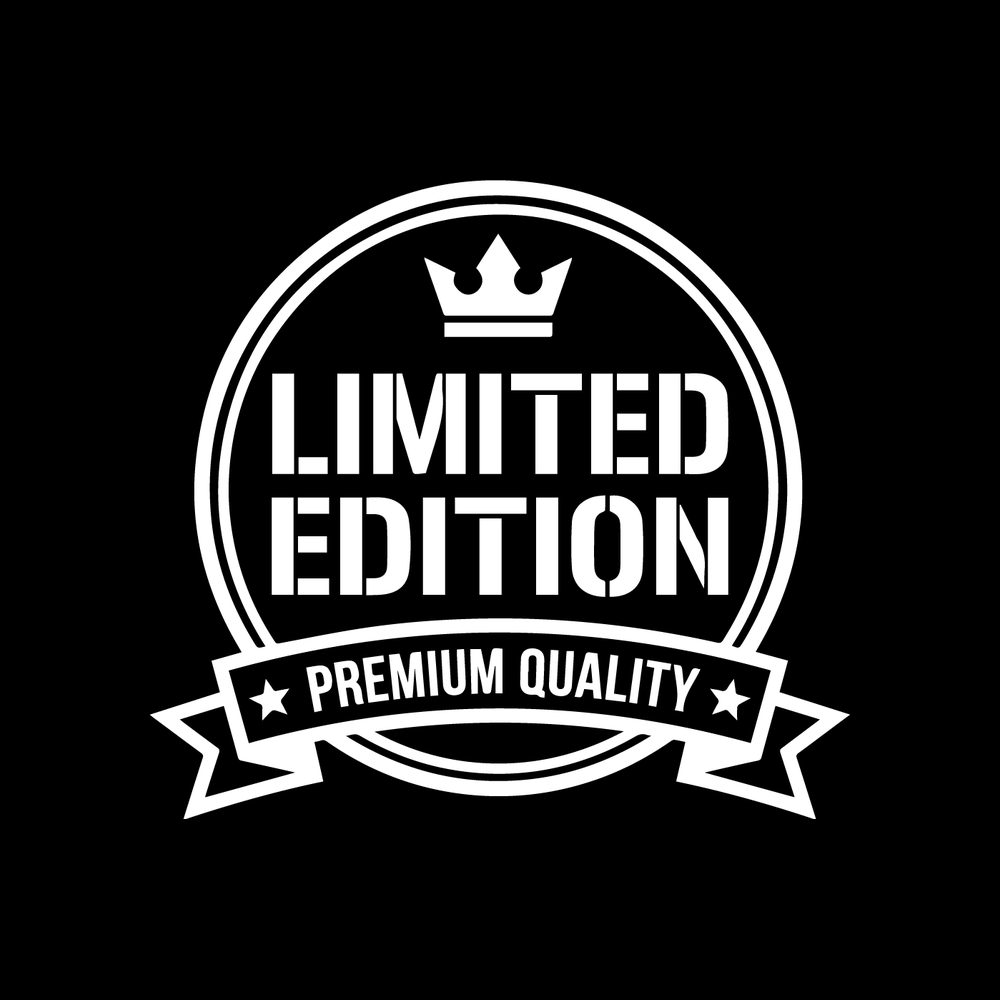 Limited Edition Premium Quality Vinyl Decal Sticker
