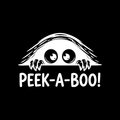 Peek A Boo Vinyl Decal Sticker