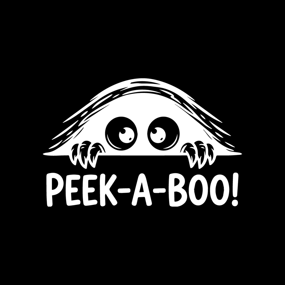 Peek A Boo Vinyl Decal Sticker