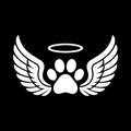 Angel Paw Wings Vinyl Decal Sticker