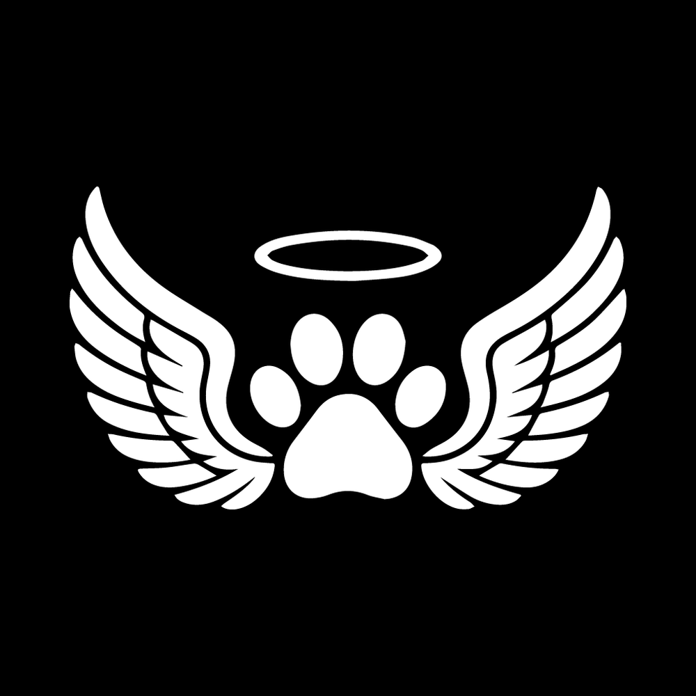 Angel Paw Wings Vinyl Decal Sticker
