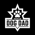 Proud Dog Dad Vinyl Decal Sticker
