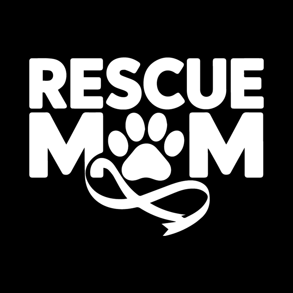 Rescue Mom Vinyl Decal Sticker