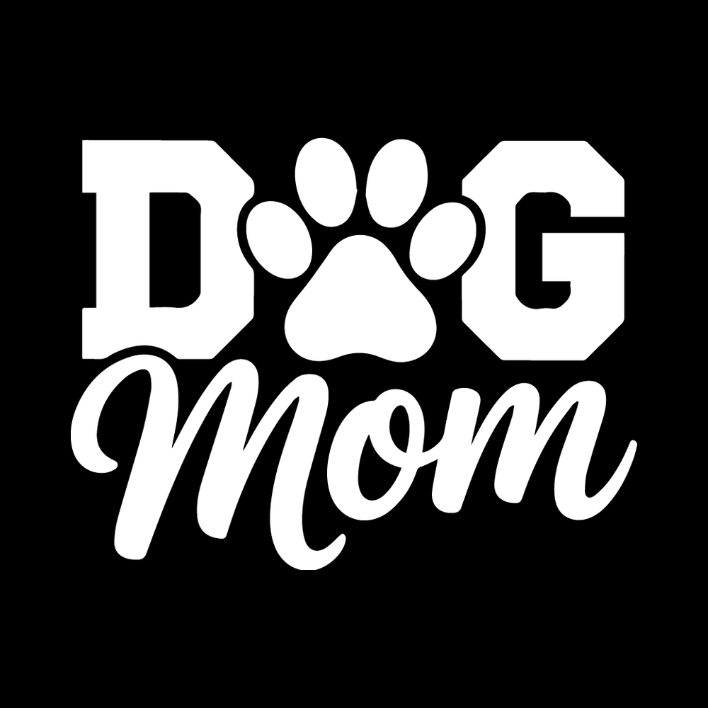Dog Mom Vinyl Decal Sticker