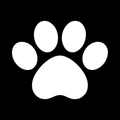 Dog Paw Print Vinyl Decal Sticker
