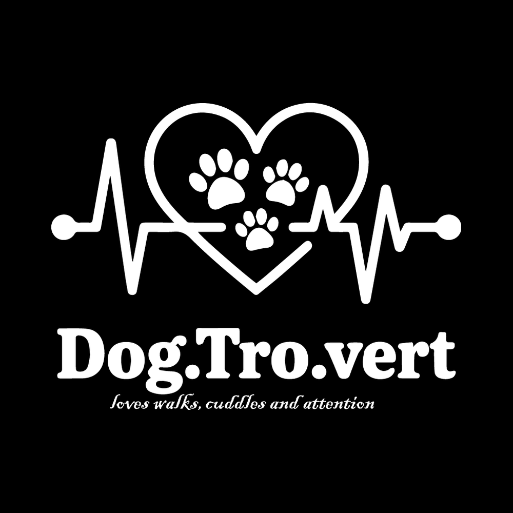 Dogtrovert Heartbeat Paws Vinyl Decal Sticker
