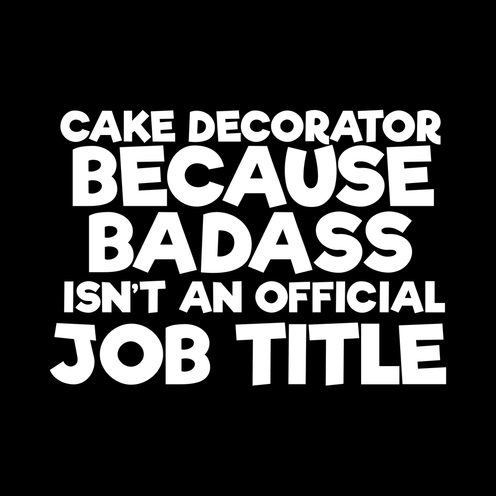 Cake Decorator Vinyl Decal Sticker