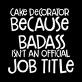 Cake Decorator 1 Vinyl Decal Sticker