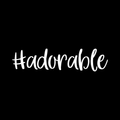 Adorable Vinyl Decal Sticker