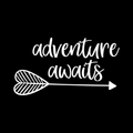 Adventure Awaits Vinyl Decal Sticker
