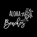 Aloha Beaches Vinyl Decal Sticker