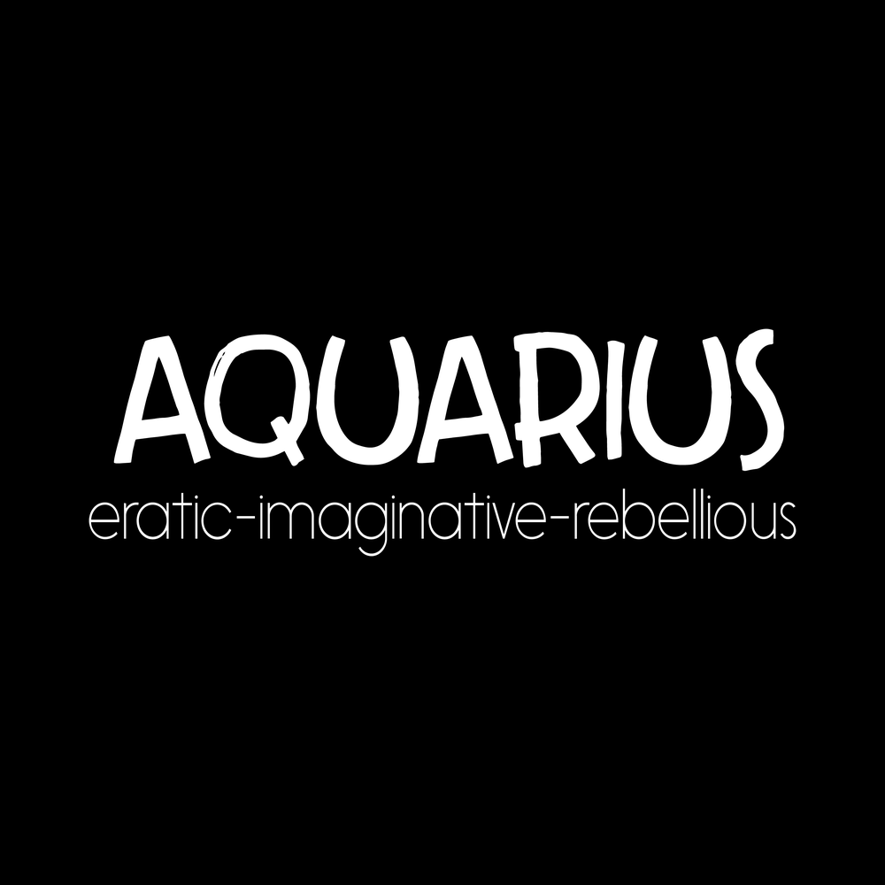 Aquarius Vinyl Decal Sticker