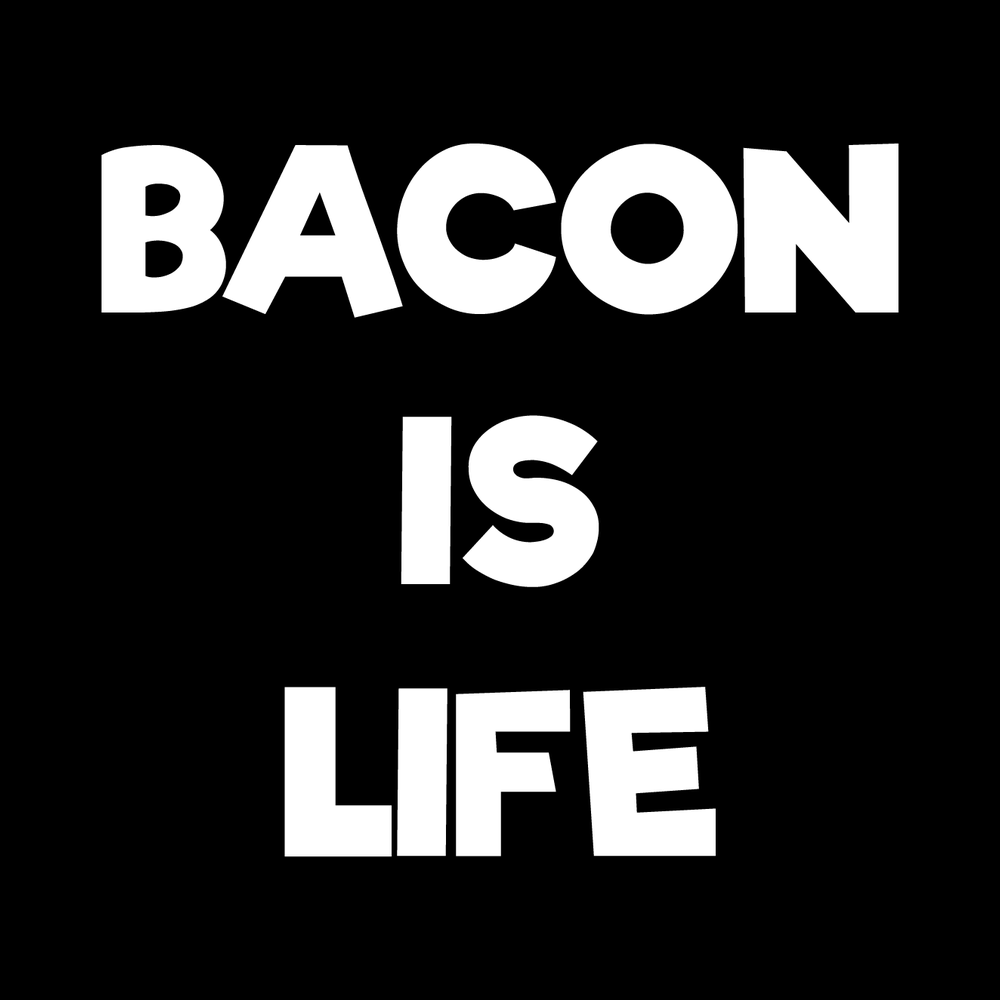 Bacon Is Life Vinyl Decal Sticker