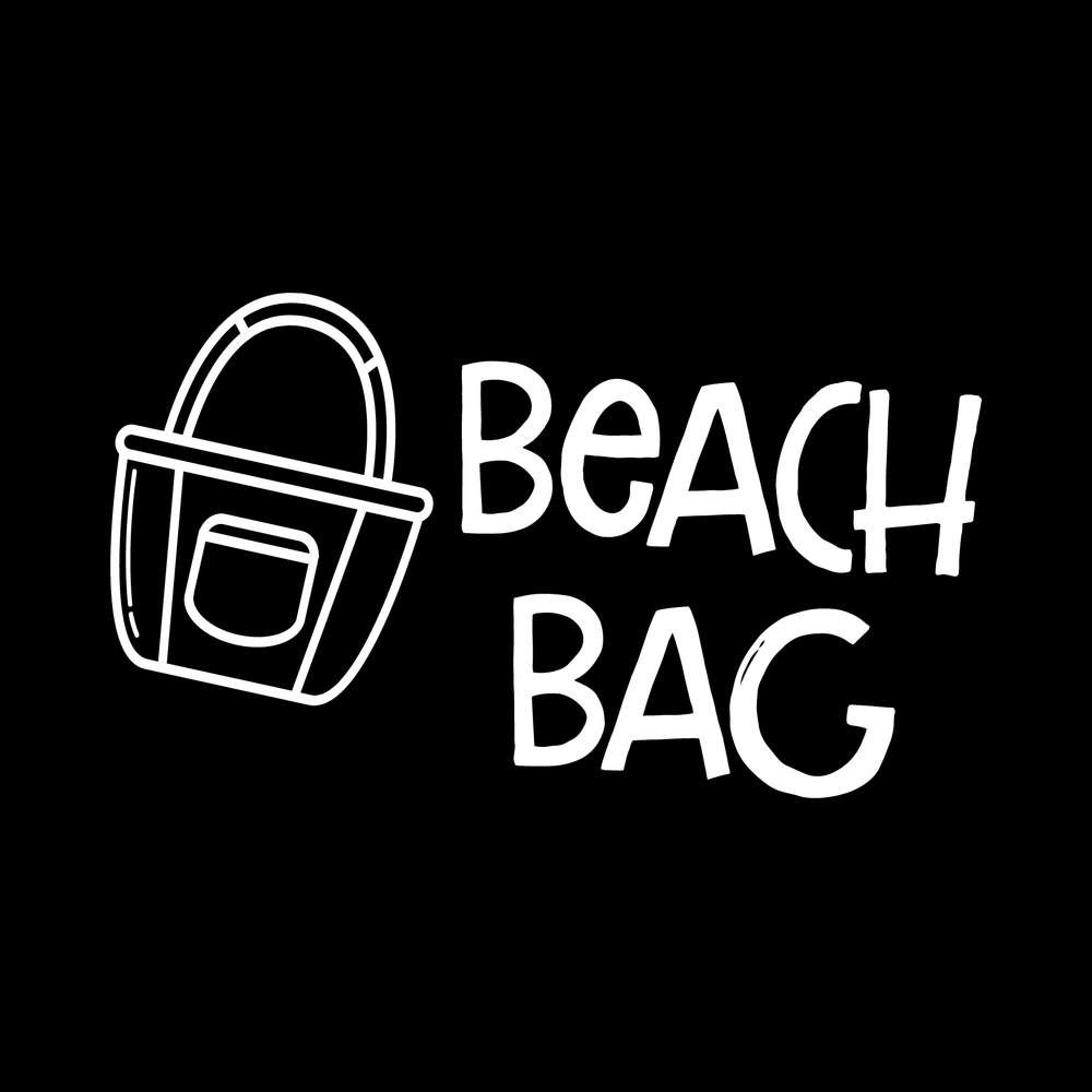 Beach Bag Vinyl Decal Sticker