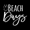 Beach Days Vinyl Decal Sticker