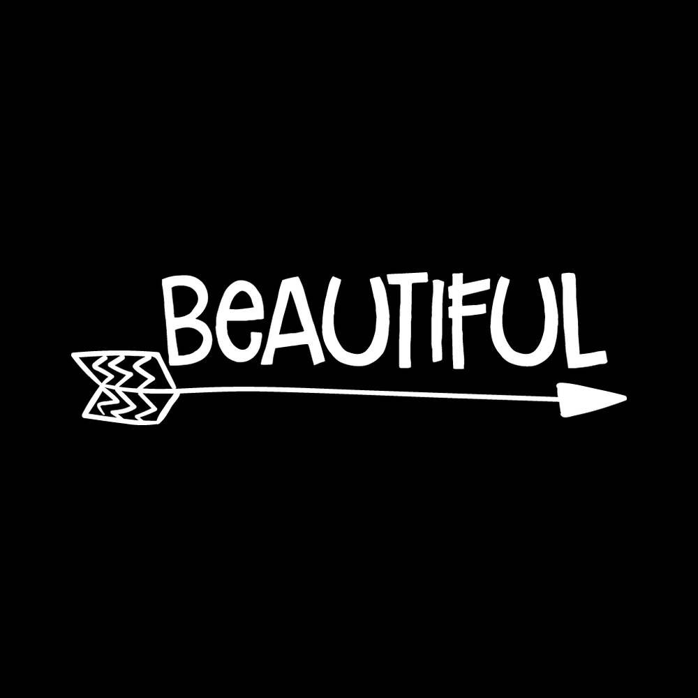 Beautiful Vinyl Decal Sticker