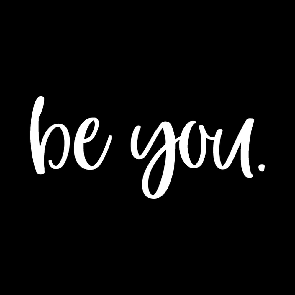 Be You Vinyl Decal Sticker