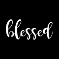 Blessed 1 Vinyl Decal Sticker