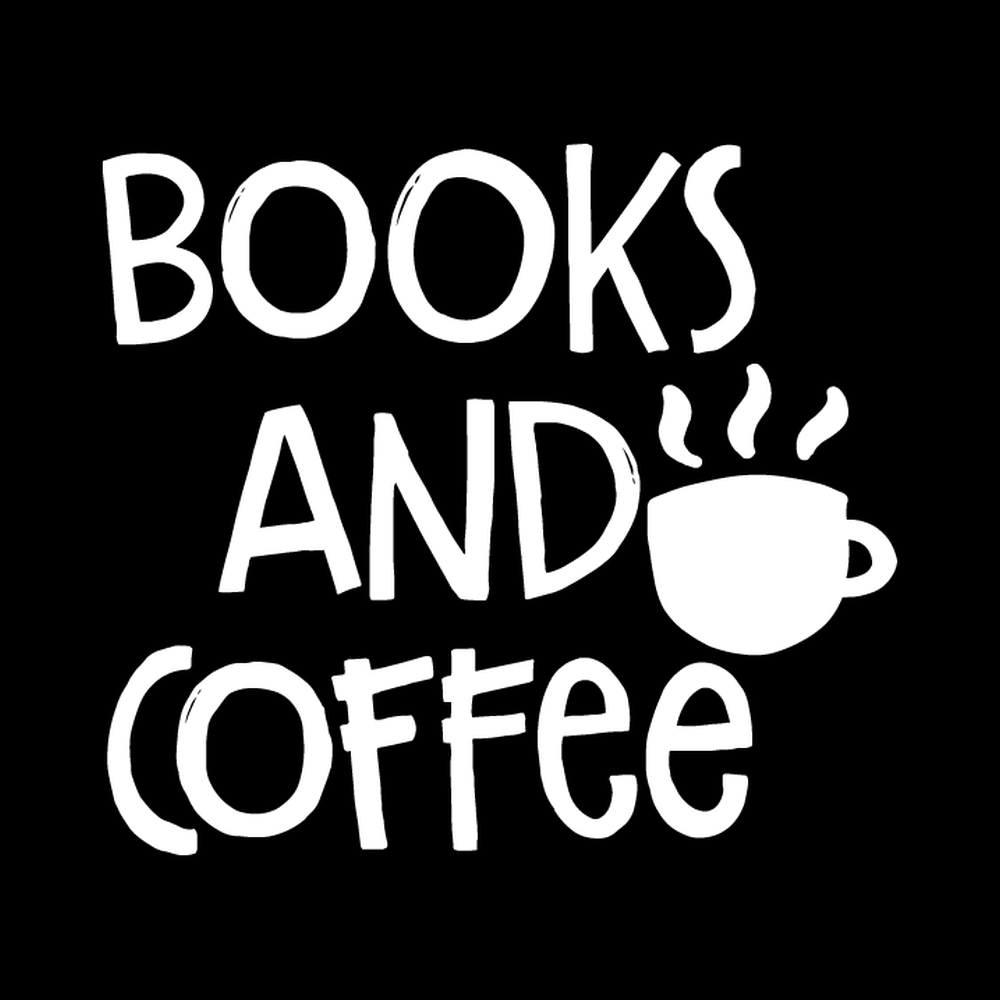 Books And Coffee 1 Vinyl Decal Sticker