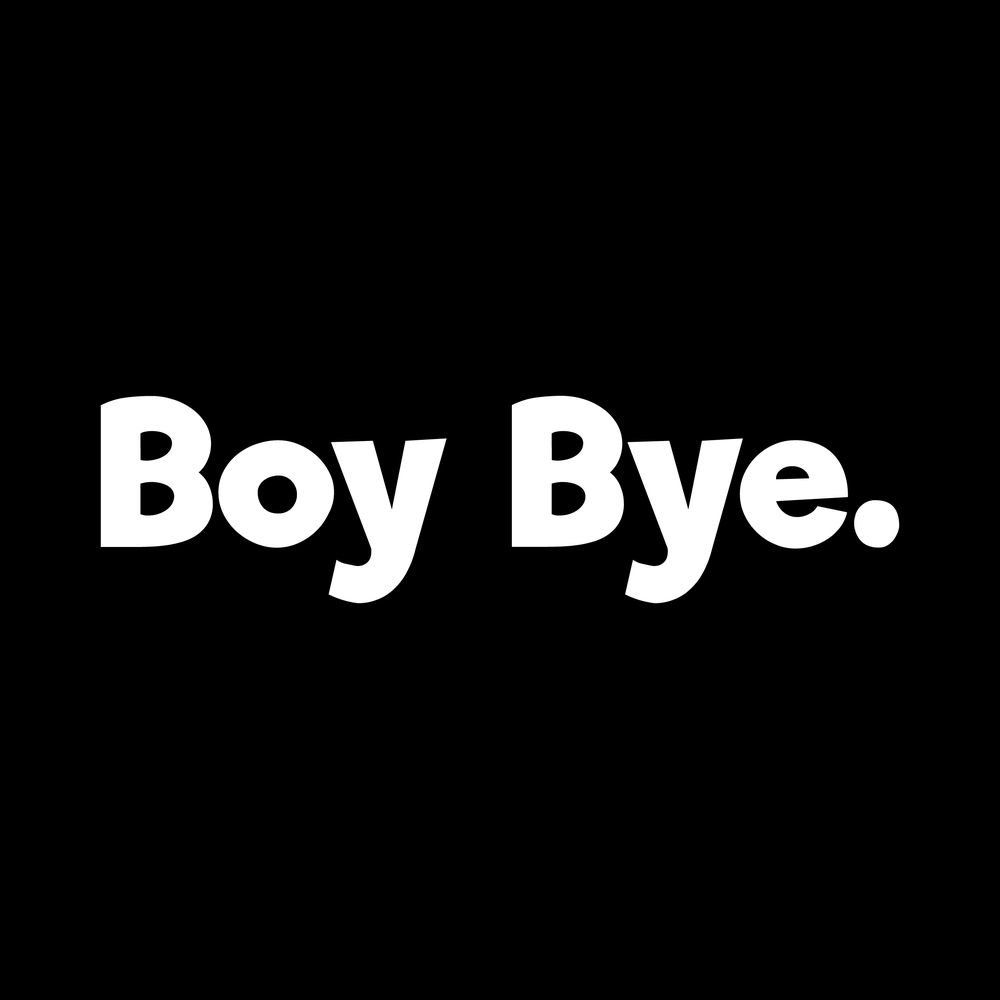 Boy Bye Vinyl Decal Sticker