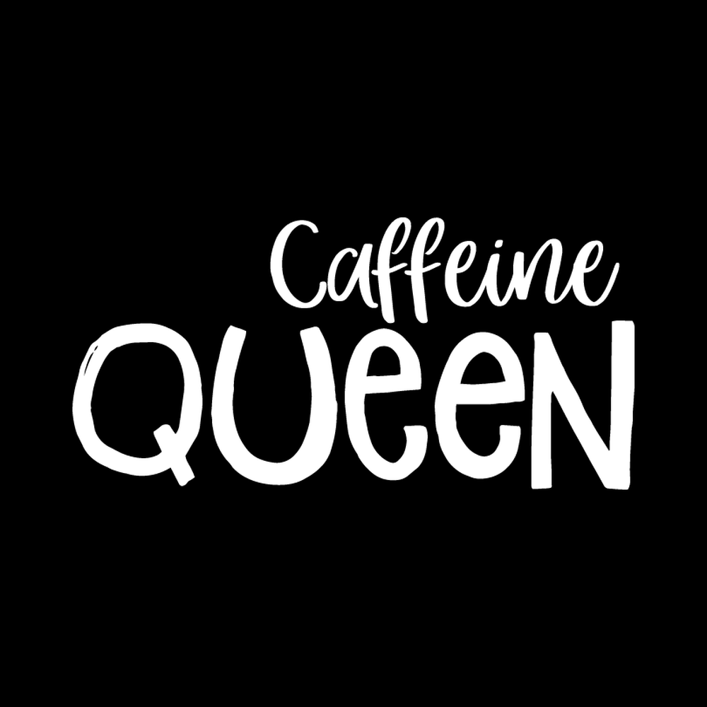Caffeine Queen Vinyl Decal Sticker