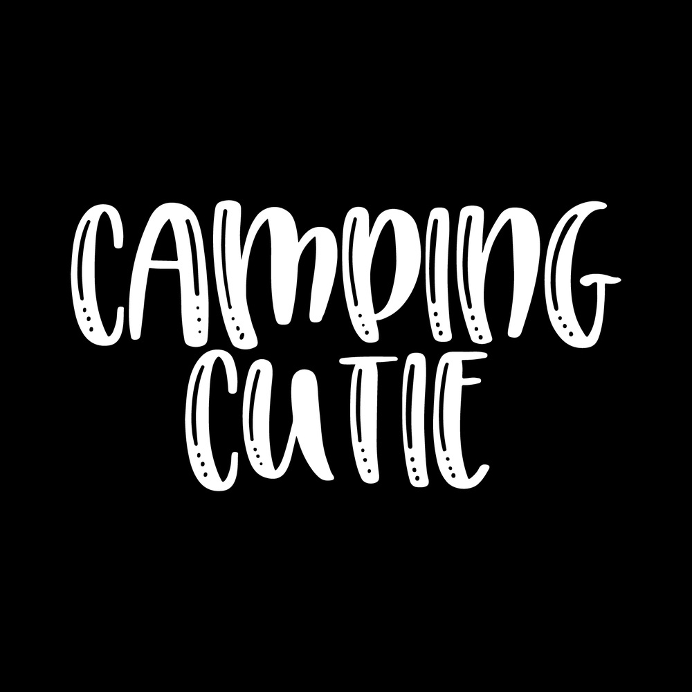 Camping Cutie Vinyl Decal Sticker
