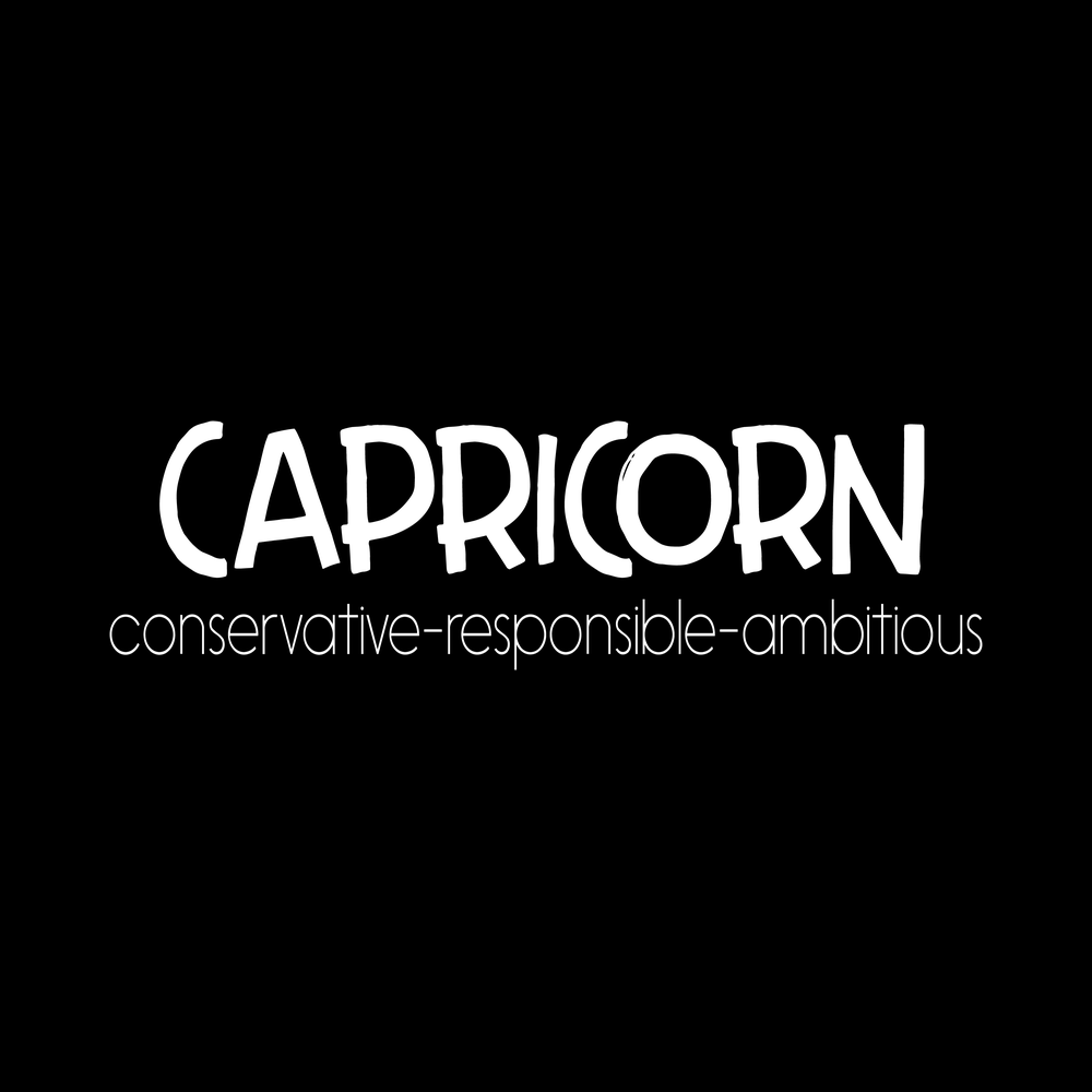 Capricorn Vinyl Decal Sticker