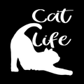 Cat Life Vinyl Decal Sticker