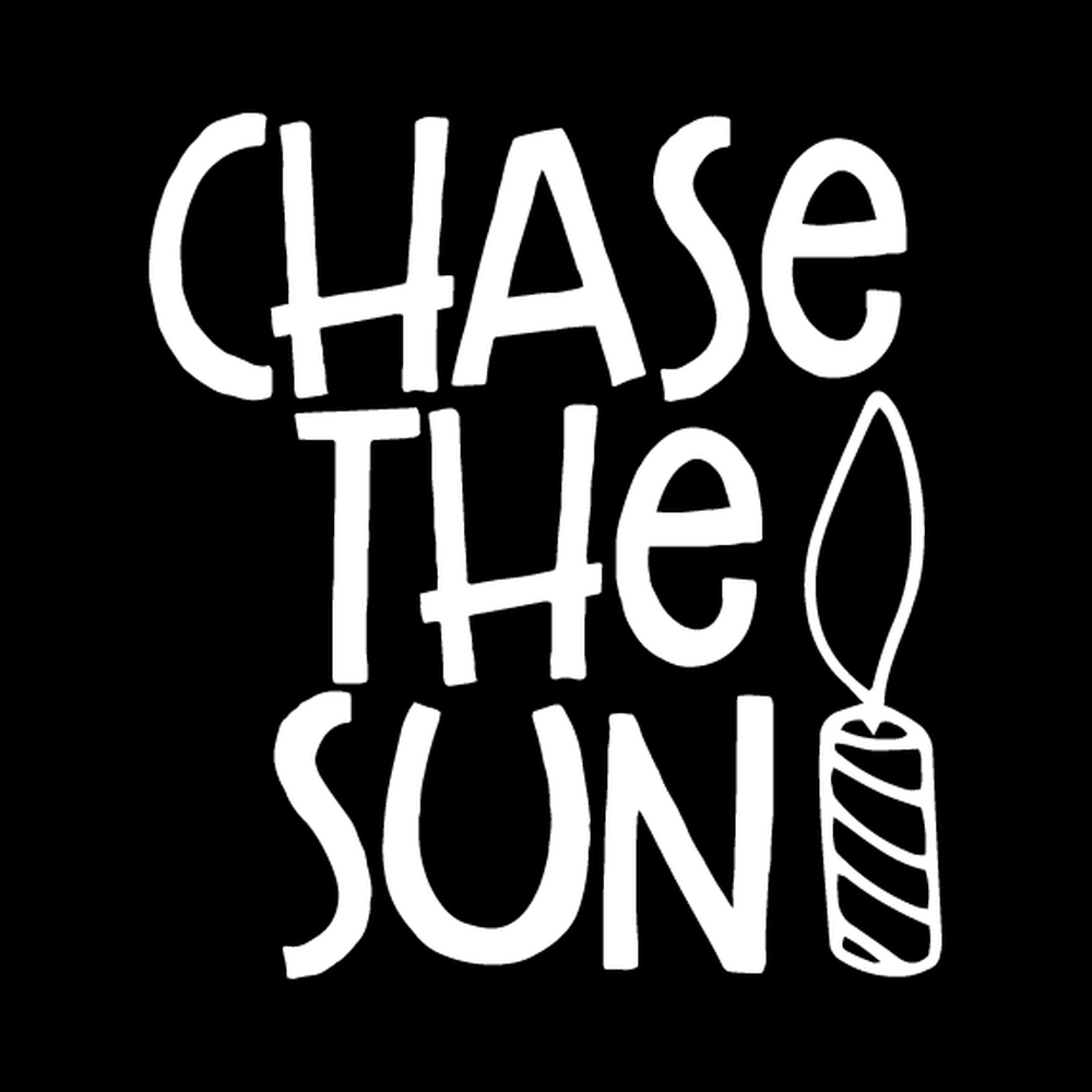 Chase The Sun Vinyl Decal Sticker