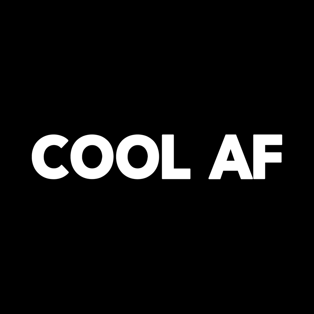 Cool Af Vinyl Decal Sticker