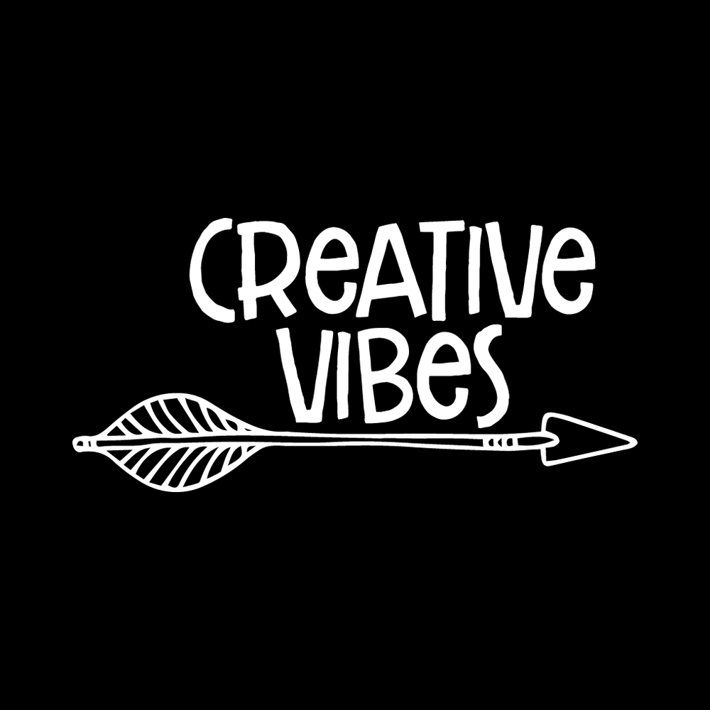 Creative Vibes Vinyl Decal Sticker
