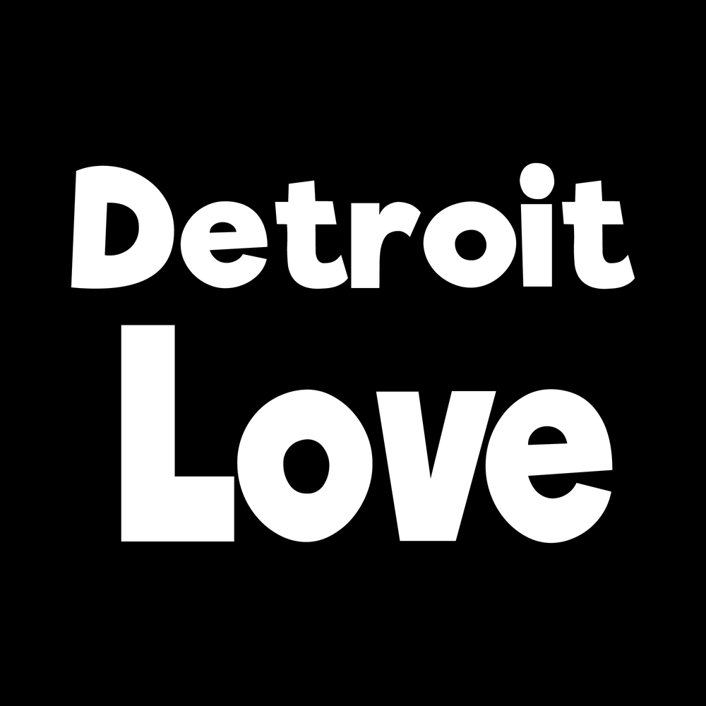 Detroit Love Vinyl Decal Sticker