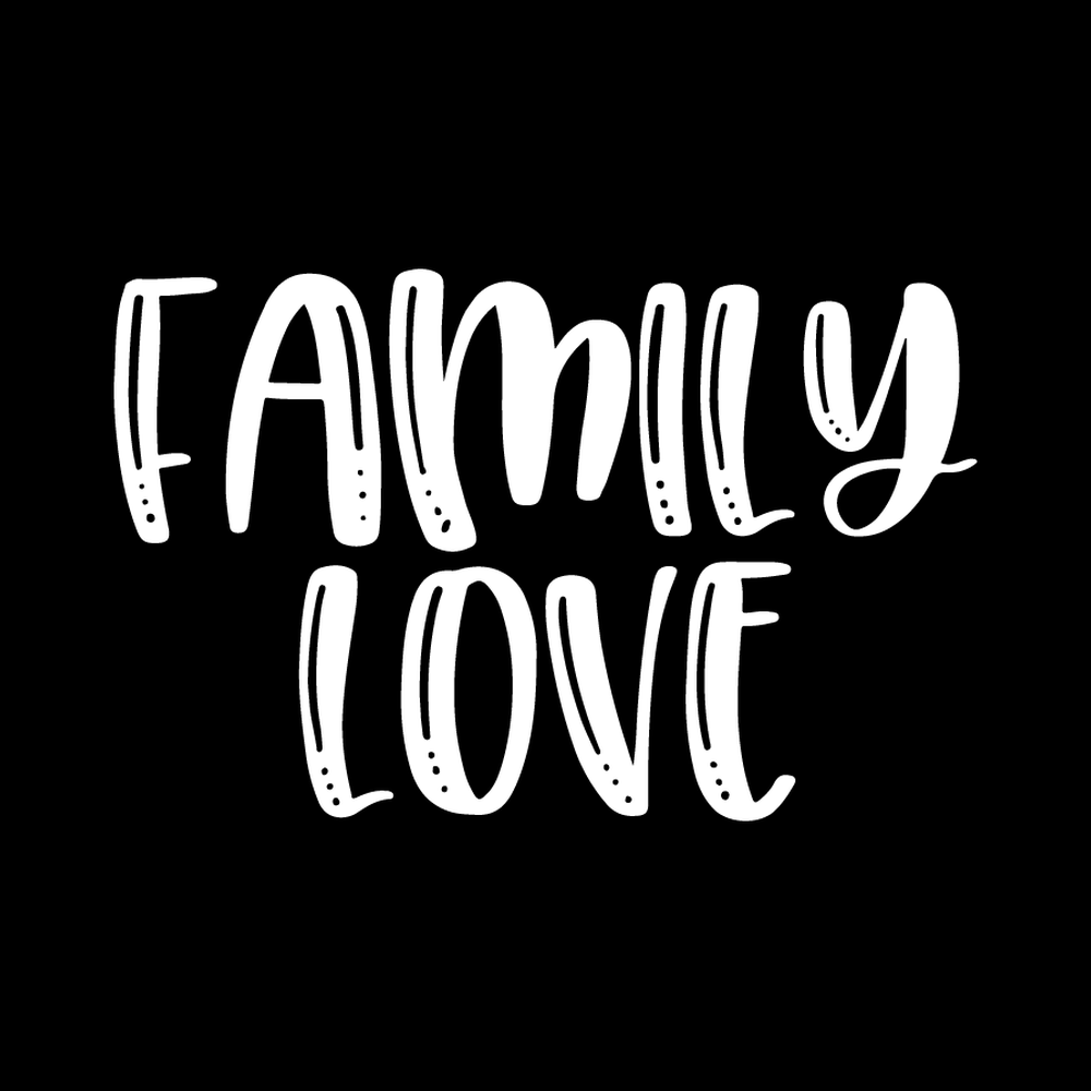 Family Love Vinyl Decal Sticker