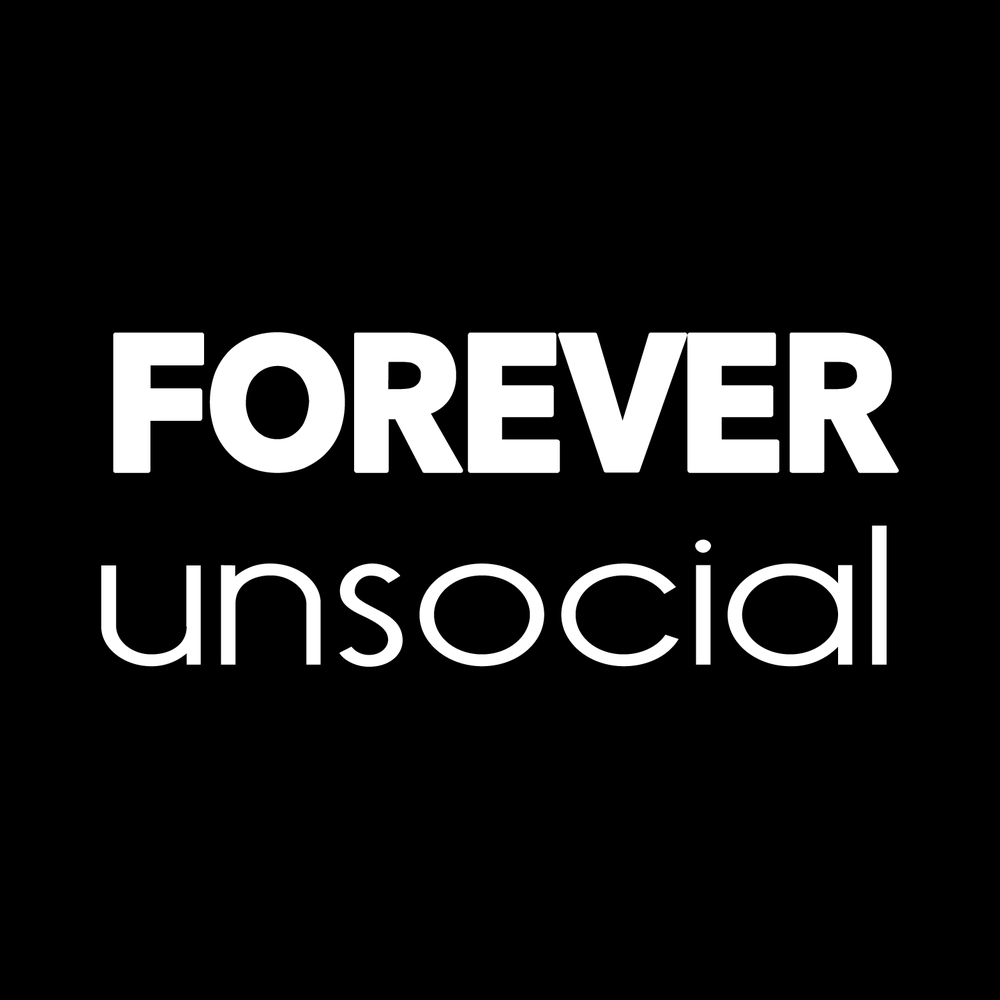 Forever Unsocial Vinyl Decal Sticker