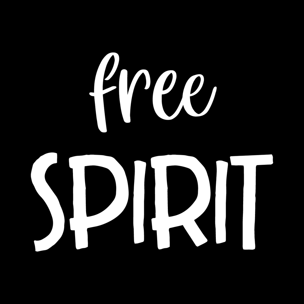 Free Spirit Vinyl Decal Sticker