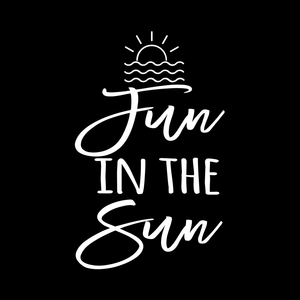 Fun In The Sun Vinyl Decal Sticker