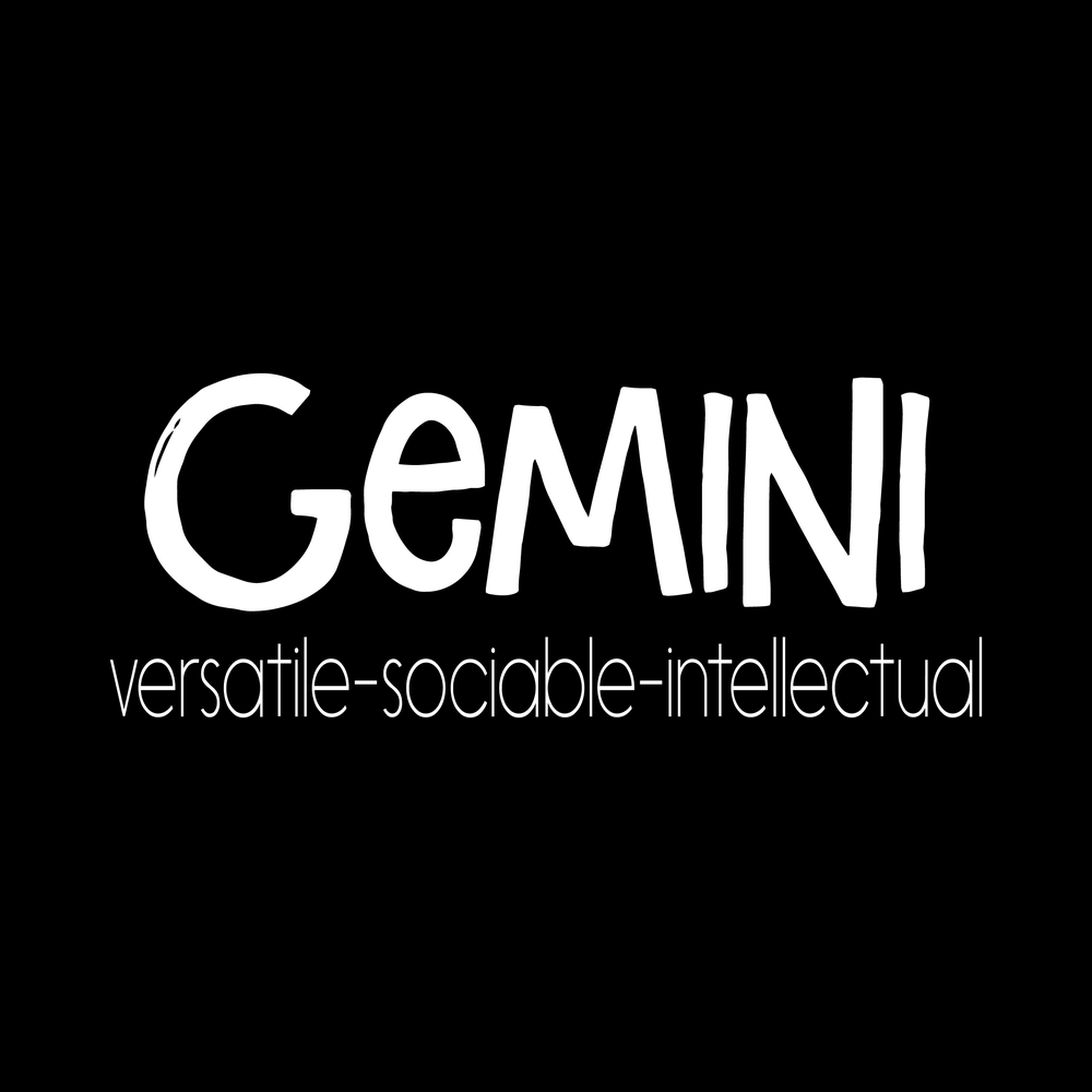 Gemini Vinyl Decal Sticker