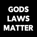 Gods Laws Matter Vinyl Decal Sticker