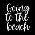 Going To The Beach Vinyl Decal Sticker