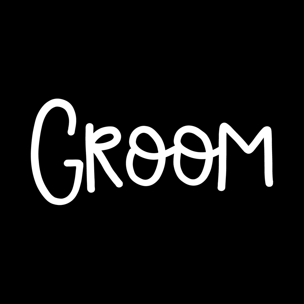 Groom 1 Vinyl Decal Sticker