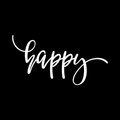 Happy Vinyl Decal Sticker