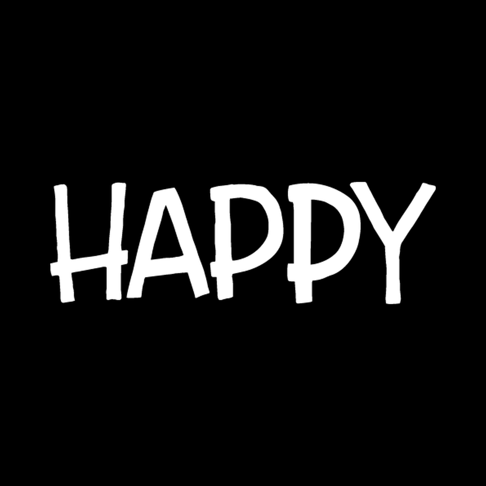 Happy 1 Vinyl Decal Sticker