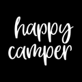 Happy Camper Vinyl Decal Sticker