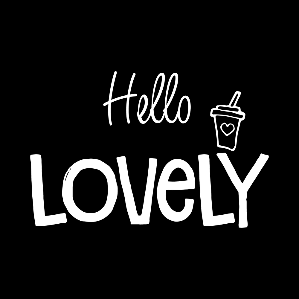 Hello Lovely Vinyl Decal Sticker
