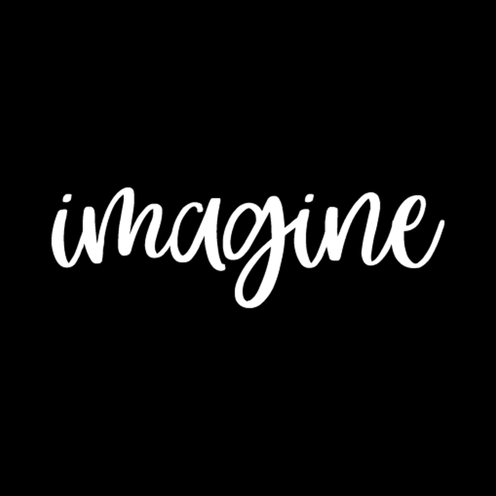 Imagine Vinyl Decal Sticker