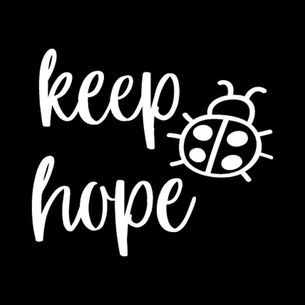Keep Hope Vinyl Decal Sticker