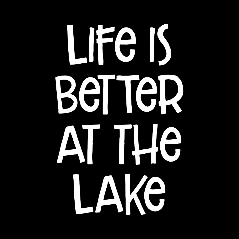Life Is Better At The Lake Vinyl Decal Sticker