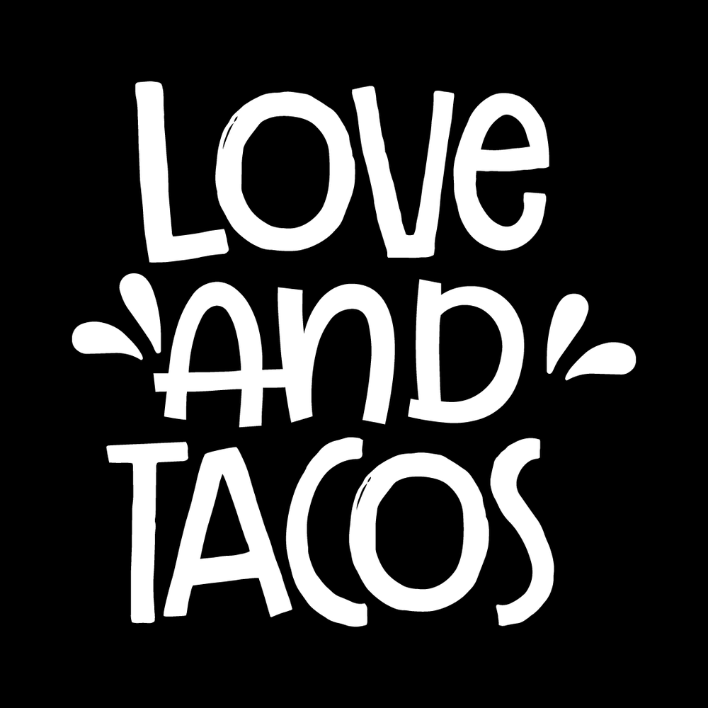 Love And Tacos Vinyl Decal Sticker